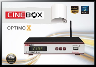 CINEBOX OPTIMO X DUAL CORE ATUALIZAÇÃO de 13-05-17